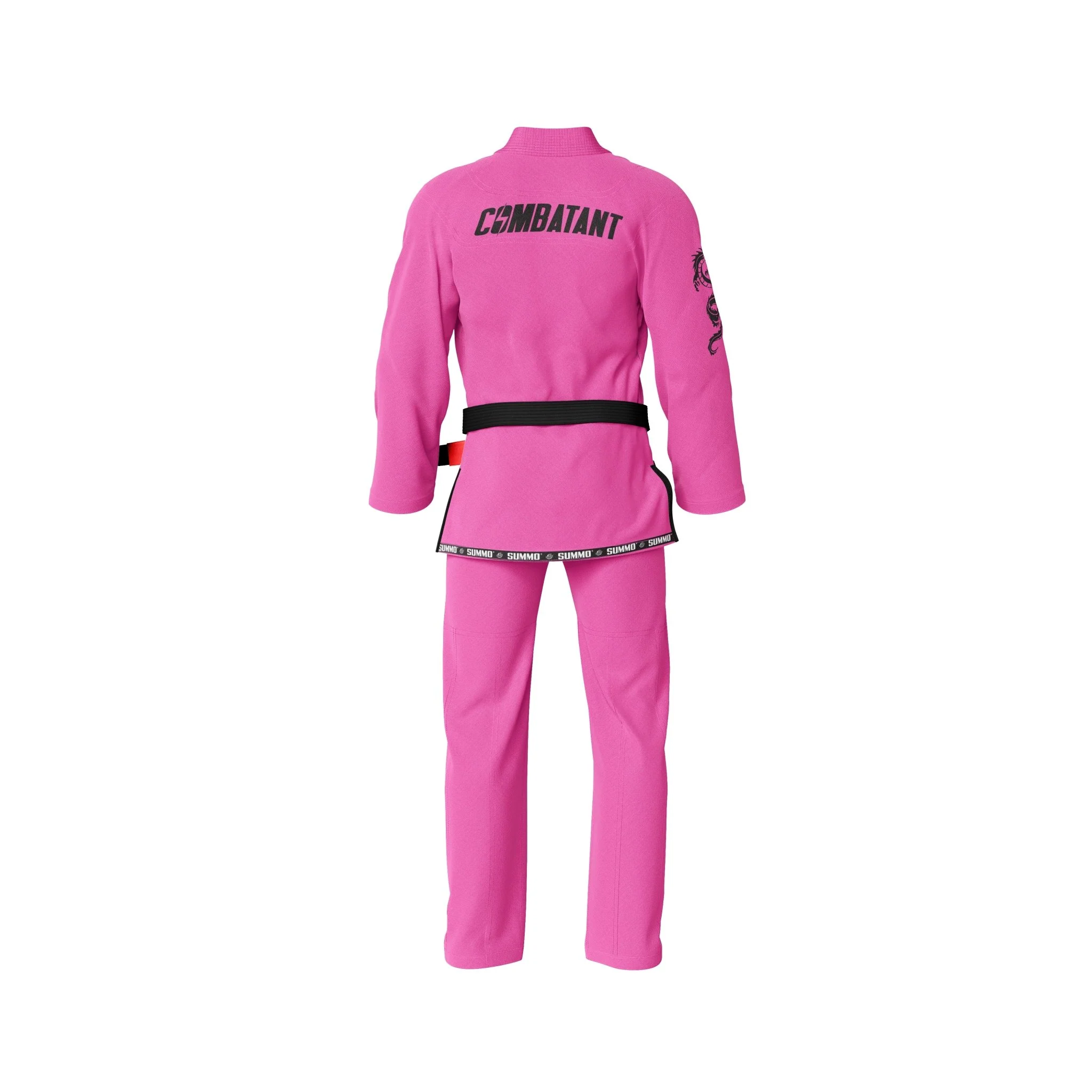 Pink Combatant Women's Brazilian Jiu Jitsu GI (BJJ GI) - Image 3