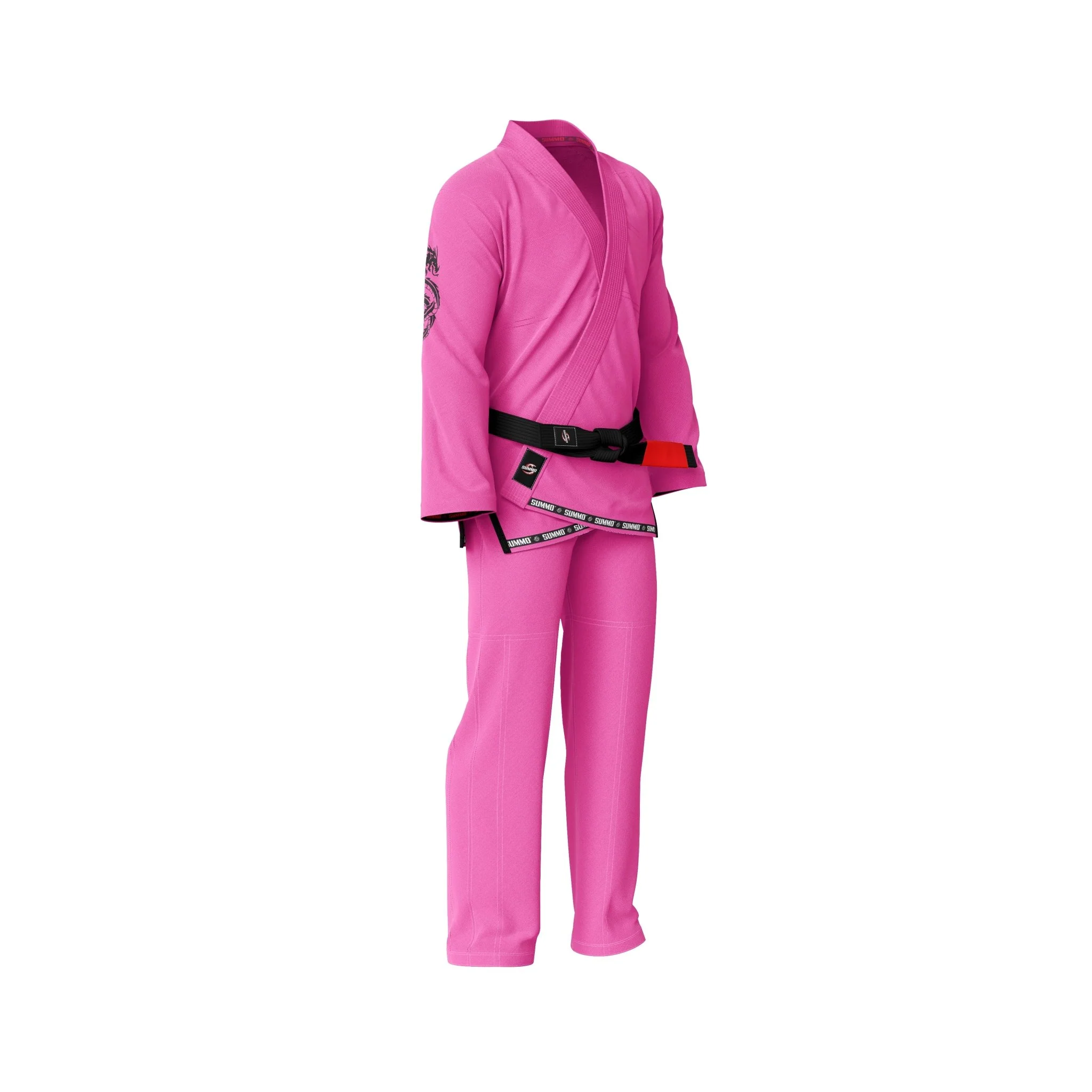 Pink Combatant Women's Brazilian Jiu Jitsu GI (BJJ GI) - Image 7
