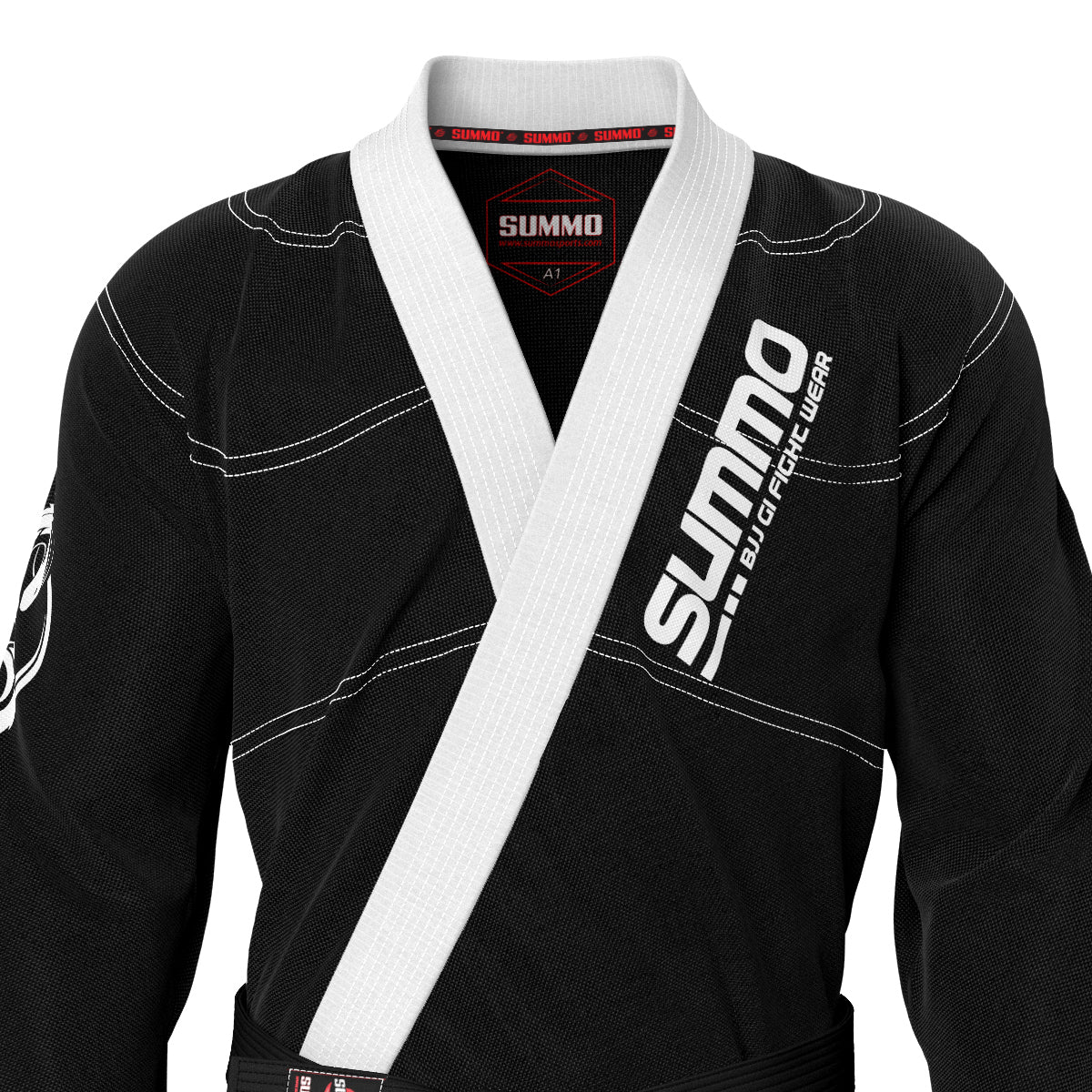 Corso Black Brazilian Jiu Jitsu GI (BJJ GI) - Image 8