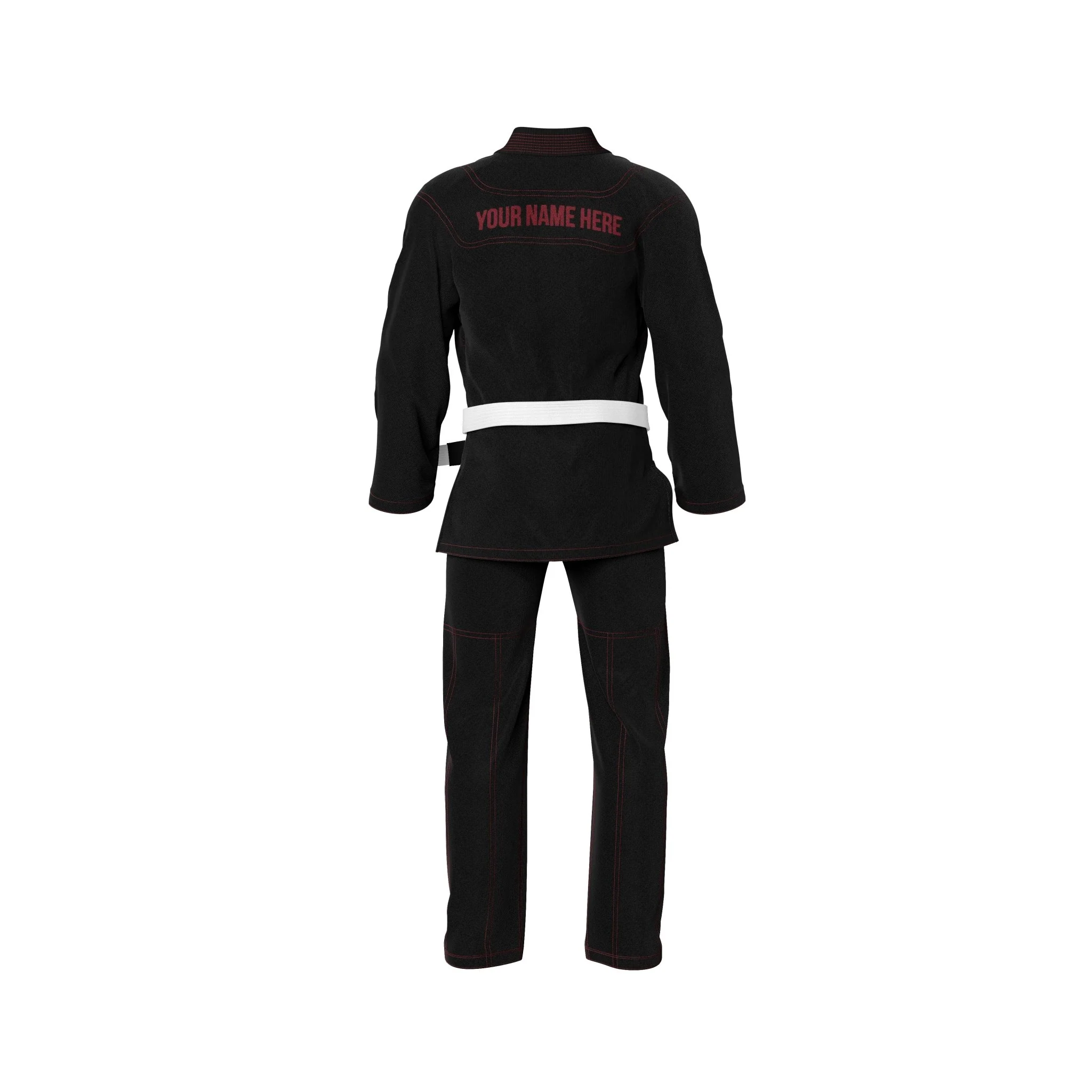 Custom Black Brazilian Jiu Jitsu Gi (BJJ GI) - Image 3