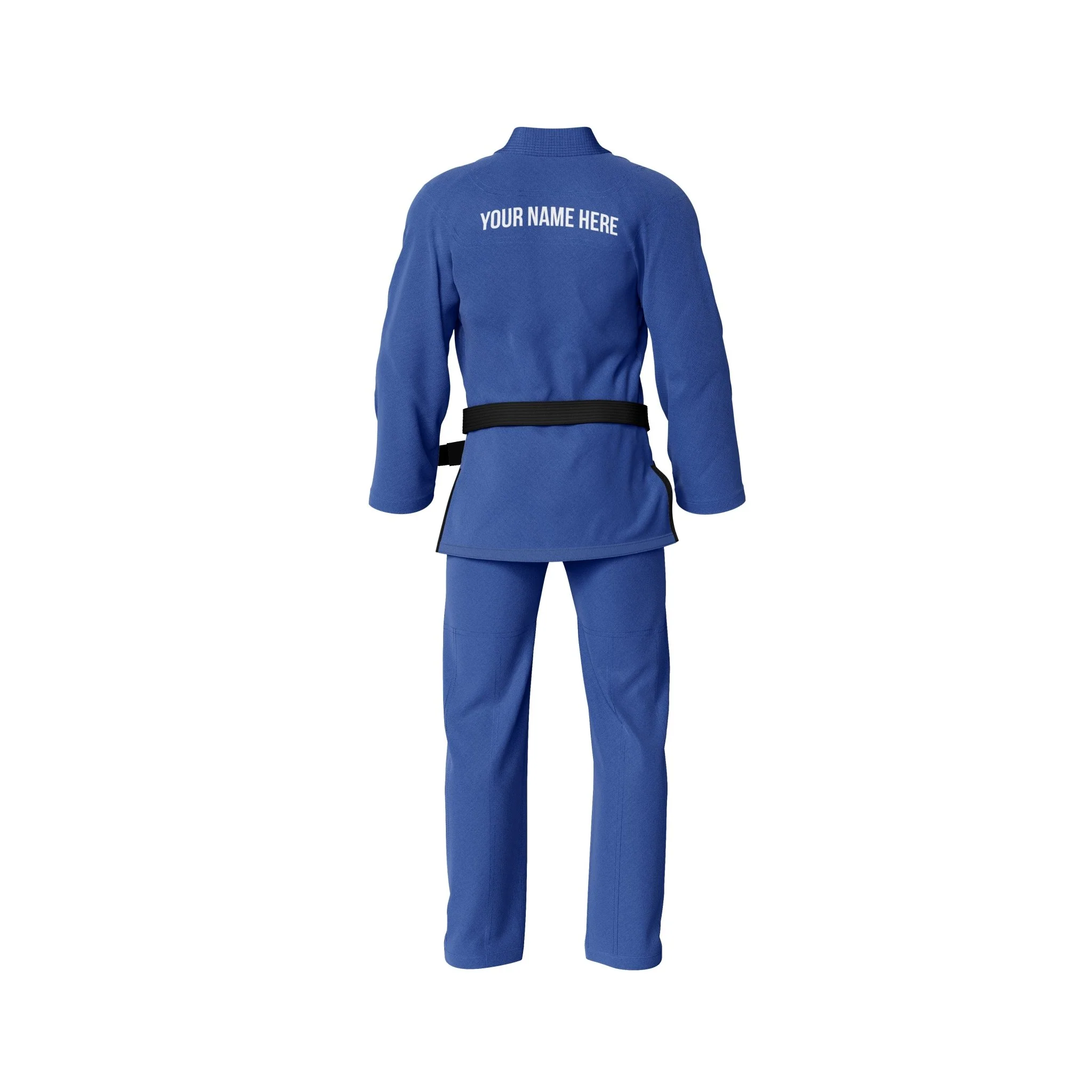 Custom Name/Logo Blue Brazilian Jiu Jitsu Gi (BJJ GI) - Image 3