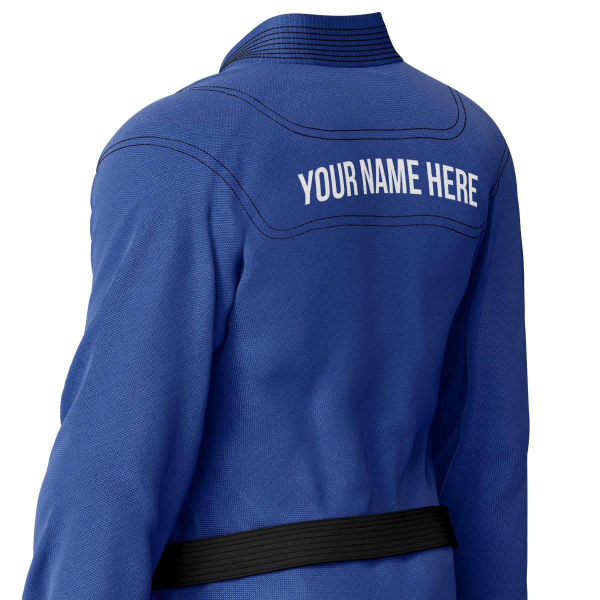 Custom Name/Logo Blue Brazilian Jiu Jitsu Gi (BJJ GI) - Image 4