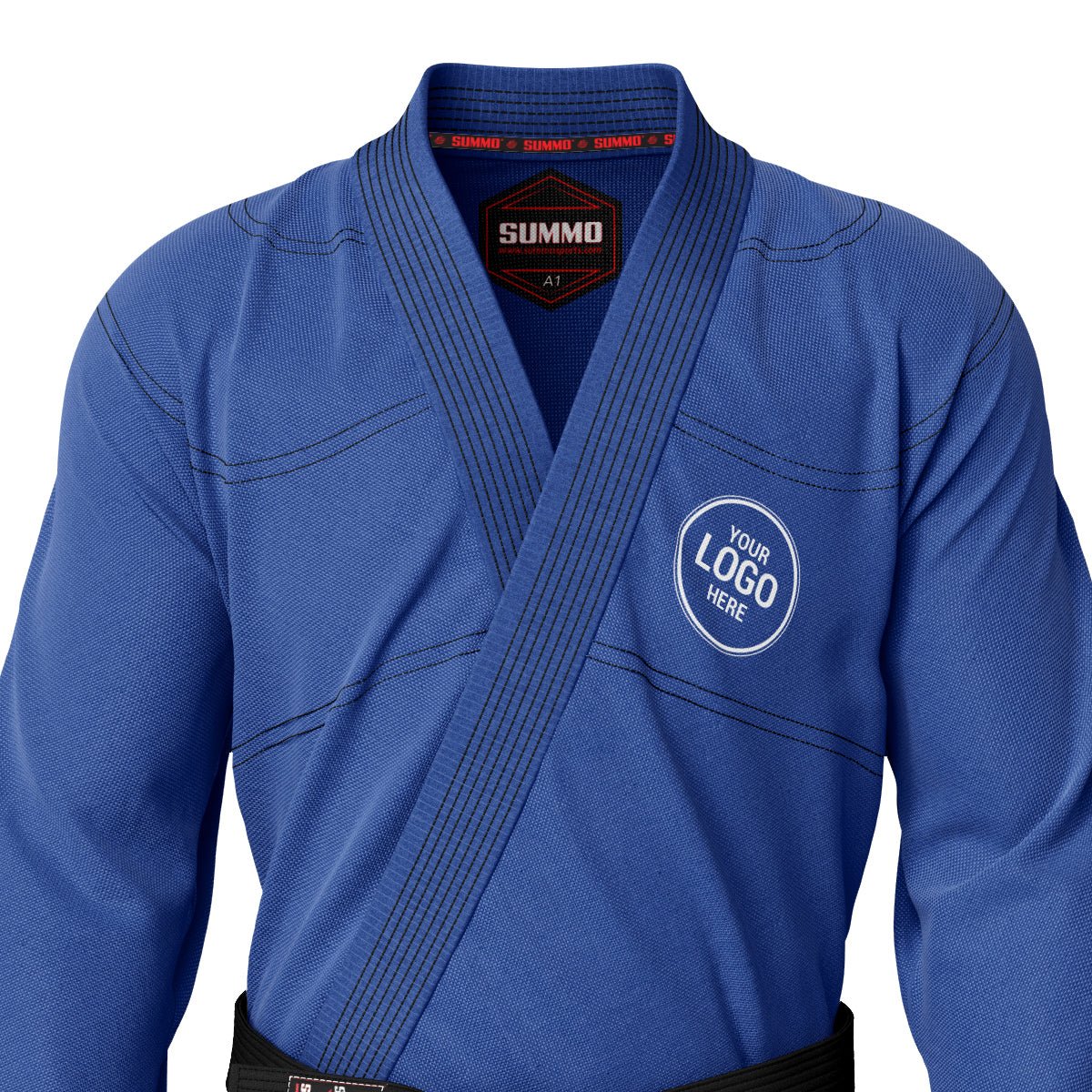 Custom Name/Logo Blue Brazilian Jiu Jitsu Gi (BJJ GI) - Image 6