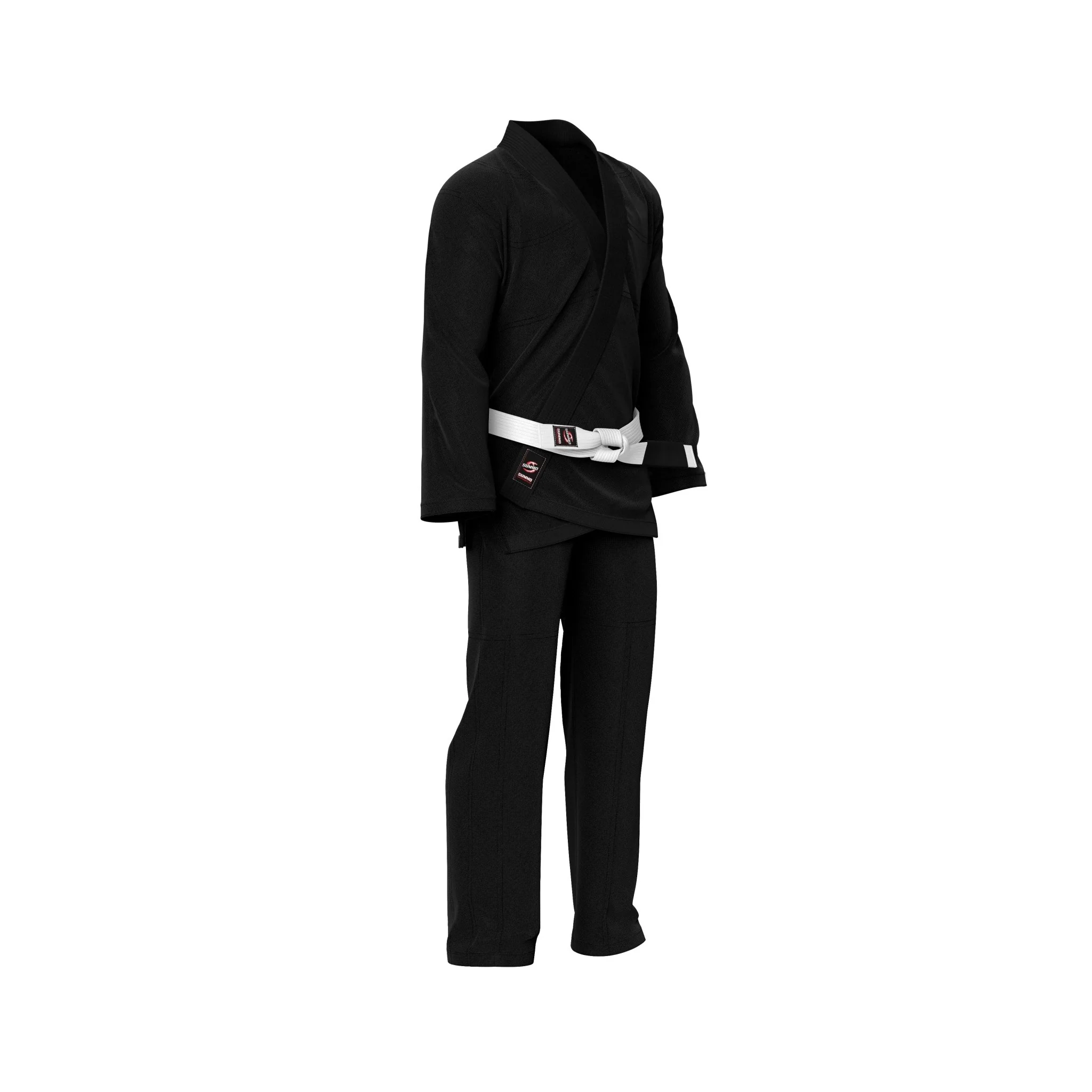 Summo Basic Black Brazilian Jiu Jitsu GI (BJJ GI) - Image 3