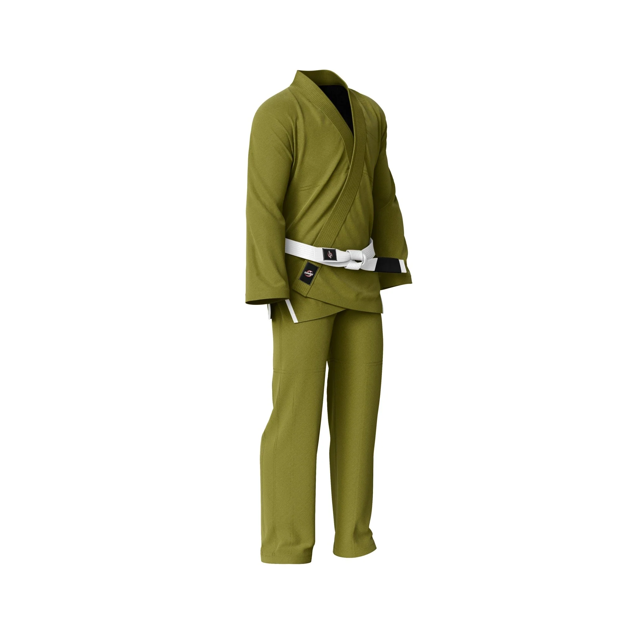 Summo Basic Olive Brazilian Jiu Jitsu GI (BJJ GI) - Image 3
