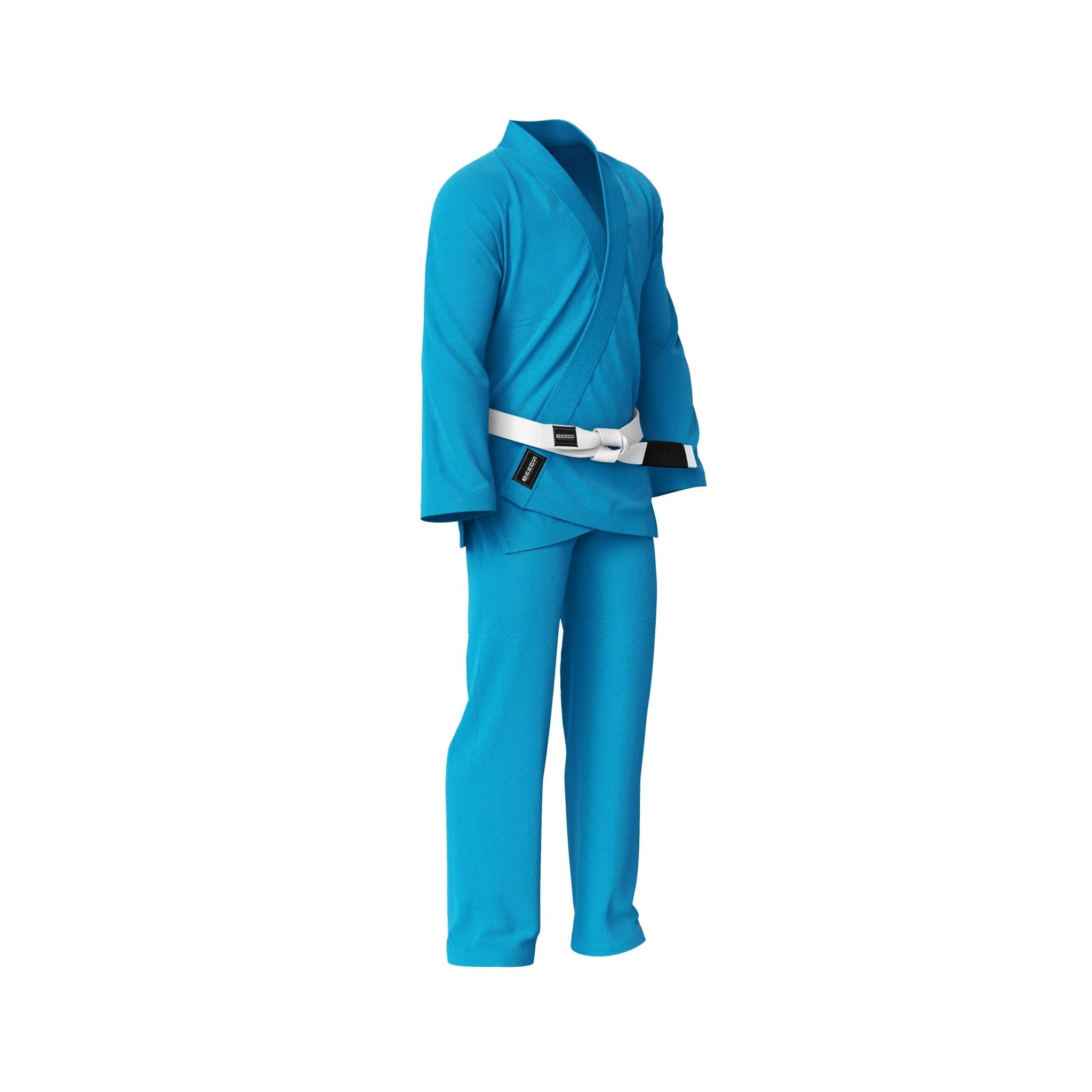 Summo Basic Sky Blue Brazilian Jiu Jitsu GI (BJJ GI) - Image 4