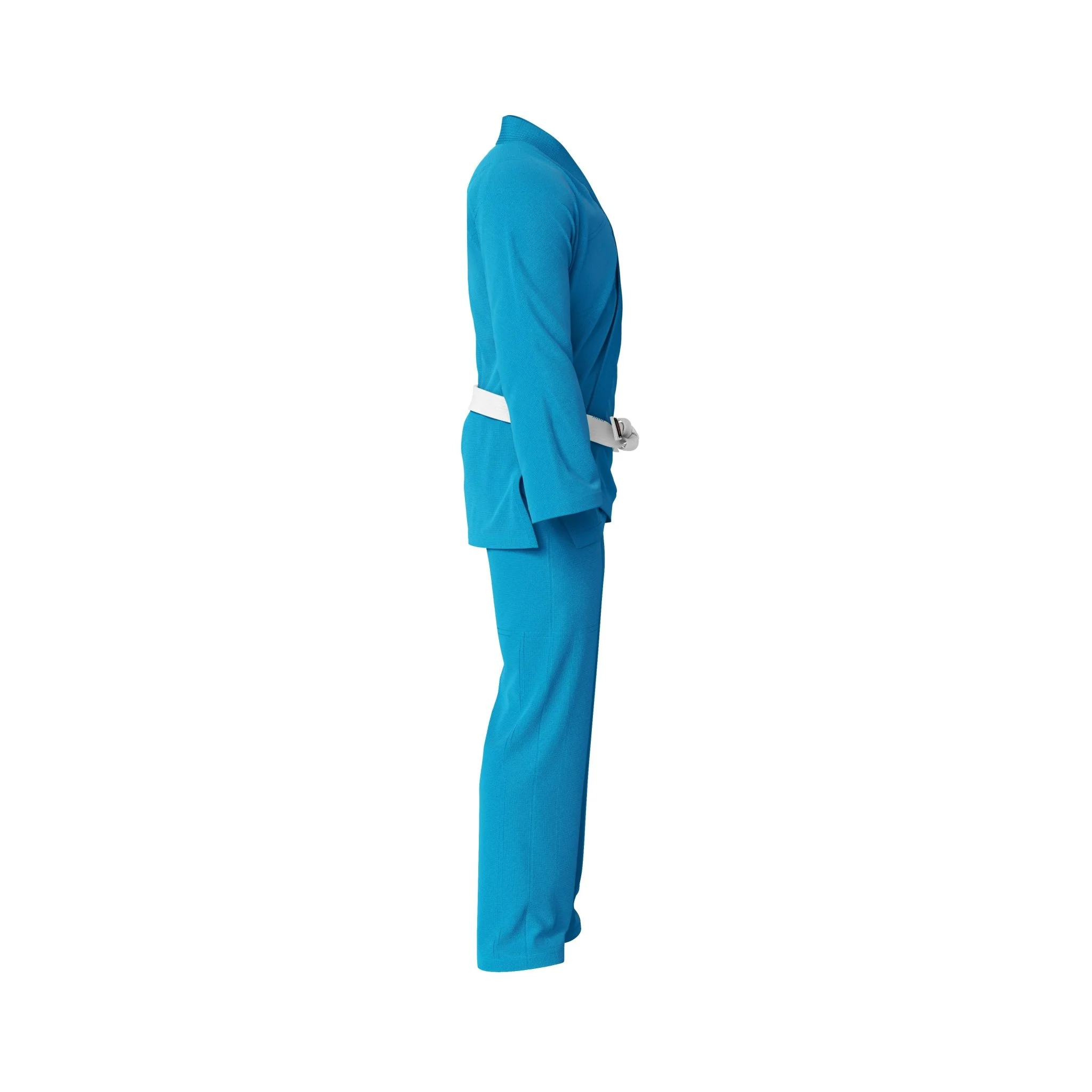 Summo Basic Sky Blue Brazilian Jiu Jitsu GI (BJJ GI) - Image 5