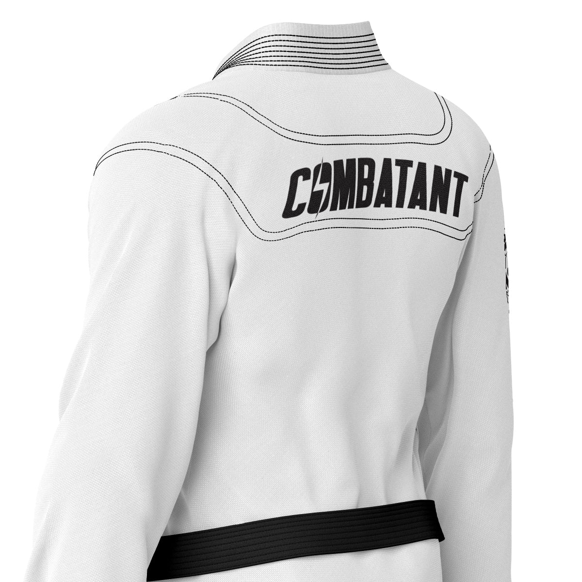 Summo Combatant White Brazilian Jiu Jitsu GI (BJJ GI) - Image 8